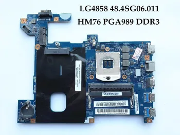 Aukštos kokybės LG4858 48.4SG06.011 Lenovo G580 Nešiojamas Plokštė FRU:10250036 HM76 PGA989 DDR3 Visiškai Išbandyta 