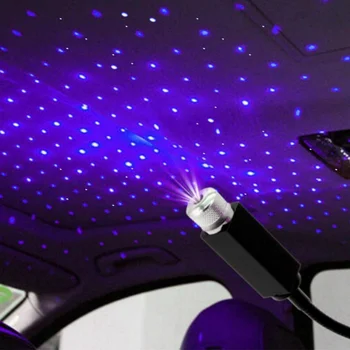LED Automobilio Stogo Star Naktį Šviesos Projektorius Volkswagen VW Polo 