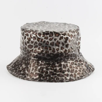 Panama Kibiro Kepurę Vyrų Vandeniui Leopardas Spausdinti Kibirą Bžūp Hip-Hop Moterims Saulės, Skaidrios Skrybėlės Street bob chapeau Žvejybos Hat 