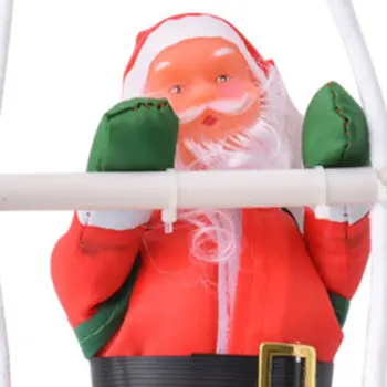 Santa Claus Laipioti Laiptais, Kalėdų Medis, Dekoracija Namuose Naujųjų Metų Ornamentu Santa Claus Duoti Dovanų Apmušalai Su Laiptų 