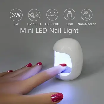 Nešiojamų 3W/9W Mini Mažas LED Manikiūro Šviesos Kiaušinio Formos Fototerapijos Lempa Mini LED Nagų Šviesos Nagų Fototerapijos Mašina Nagų Dailė 