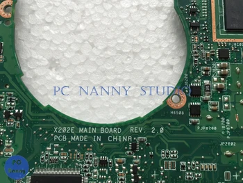 PCNANNY už X202E Q200E nešiojamas Plokštė i3-3217 REV2.0 4GB Ram Pilnai darbo Pagrindinės plokštės 