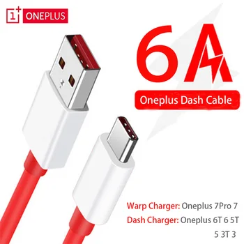 Oneplus 6A 7 pro 7 Originalus Deformuoti Greito Įkroviklio kabelį Brūkšnys Greitas USB Tipas-C duomenų kabelis Vienas plius 6T 6 5T 5 Išmaniųjų telefonų 