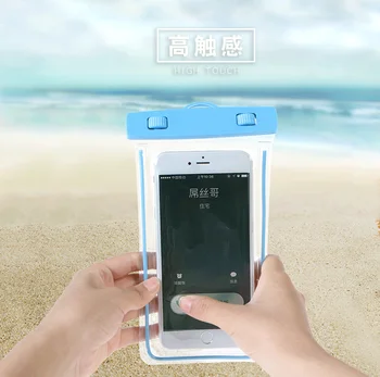 Universali Vandeniui Telefono Dėklas Skirtas Asus Zenfone 5 Lite A500KL A502CG Selfie ZD551KL Plaukti, Nardymo Skaidrus Krepšys Šviesos Atveju 