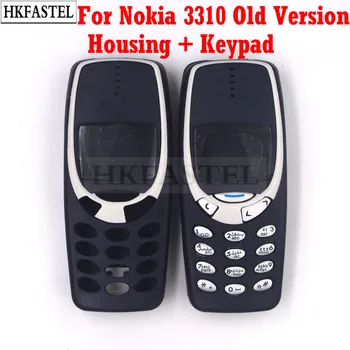 HKFASTEL 3310 sena versija Būsto Nokia 3310 Aukštos Kokybės Naujas Mobilusis Telefonas Padengti Atveju Su anglų / arabų Klaviatūra 