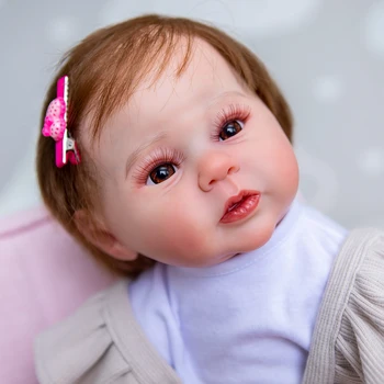 NPK 20inch Reborn Baby Doll Tikroviška Varnas Populiarus Saldus Veido Džiugu Minkštas Kūno Lėlės Aukštos Kokybės Rankų Dažų Kolekcines, Meno Lėlės 
