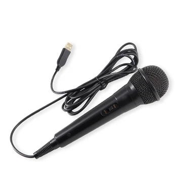 USB Mikrofono lizdų Laidinio Dynamice Mikrofonas Mic Garso Įrašymo Studijoje Rinkinys, KTV, Karaoke ir Kompiuteriai su 3m Kabeliu