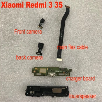 Originalus USB Įkrovimo Valdybos Power Flex Kabelis Priekiniai Pagrindinis Atgal Galinio vaizdo Kamera Už Xiaomi Redmi 3 3S Garsiakalbis DALYS 