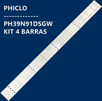 Barra de led tv philco ph39n91dsgw Philco Ph39n91 Ph39n91dsgw LED Apšvietimo juostelės 39N91GM04X10-C0081 CJ 1.30.1.39N91008R V0 