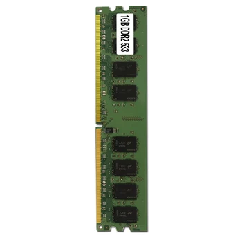 Aukštos kokybės 1GB DDR2 PC2-4200 DDR1 533MHZ KOMPIUTERIO Atminties Modulis Kompiuterio Darbalaukio DDR2 RAM suderinama su daug sistemų. 