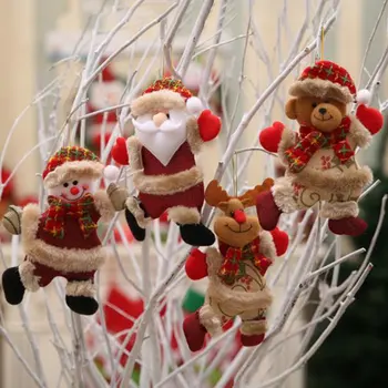 2022 Santa Claus Sniego Medis Pakabukas Lėlės Pakabinti Papuošalai Laimingų Naujųjų Metų Kalėdų Papuošalai 