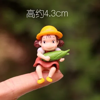 3Style 4.3-5.5 cm Hayao Miyazaki Kiki ' s Delivery Service JiJi Juoda Katė, PVC figūrėlių, Žaislai, Lėlės Modelį, Vaikai Kalėdų Dovanos 