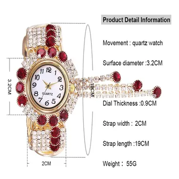 2022 Top Brand Prabanga Kalnų Krištolas Apyrankę Žiūrėti Moterų Laikrodžiai Ponios Laikrodis Relogio Feminino Reloj Mujer Montre Femme Laikrodis 