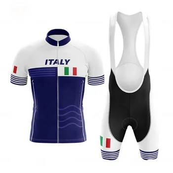 2022 Naujas Italija Eiti KOMANDA Dviračių Jersey Rinkiniai Vyrams Vasaros trumpomis Rankovėmis Quick-dry Dviračių Drabužių MTB Dviratis Tiktų Ropa Ciclismo Hombre