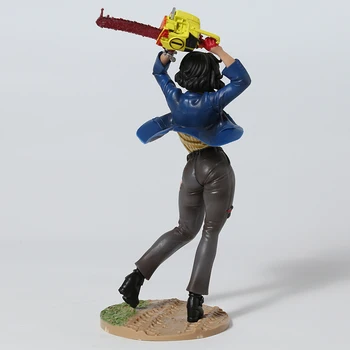 Siaubo Bishojo Statula Šokių Leatherface Texas Chainsaw Massacre Kolekcijos Paveikslas PVC Modelis Figurals 