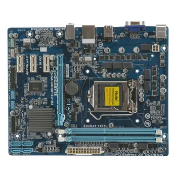 GA-H61M-S2-B3 Už Gigabyte LGA 1155 Intel H61 Originalus KOMPIUTERIO Plokštę 16GB DDR3 PCI-E X16 VGA, USB2.0 UEFI BIOS Micro ATX 