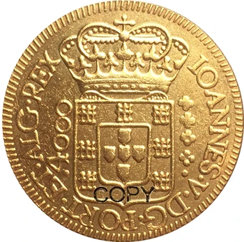 1717 Brazilija 4000 Ries monetas, MONETŲ KOPIJOS 