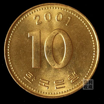 Pietų Korėja 10 Vonų Monetos 1985-2006 Azijos Originalus Monetų Naujas 