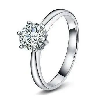 Naujas atvykti aukštos kokybės klasikinis dizainas ponios'ring 925 sterlingas sidabro super blizga cirkonis vestuvių žiedai didmeninė 