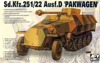 AFV Club AF35083 1/35 Mastelis Sd.Kfz.251/22 Ausf.D 
