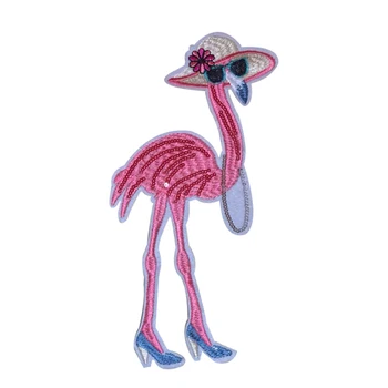 2vnt/daug išskirtinį Flamingo China medžiaga pasta Skrybėlę, sijonas apdaila 