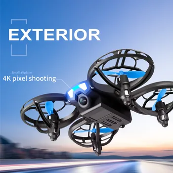CEVENNESFE 2021 NAUJAS V8 Mini Drone 4K 1080P HD Kamera, WiFi Fpv Oro Slėgio Aukščio Laikyti Juoda Quadcopter RC Drone Žaislas 