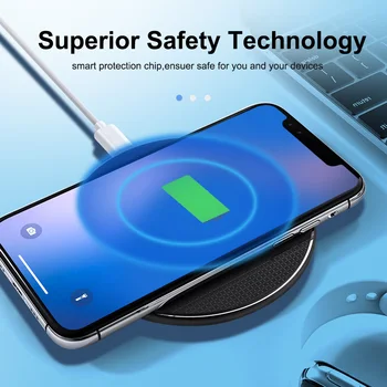 10W Belaidžio Greitas Įkroviklis, Skirtas Samsung Galaxy S10 S9 S8 10 Pastaba USB Qi Kroviklis, Skirtas 
