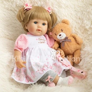 Geriausia Playmates Modeliavimas Reborn Baby Doll Minkštos Medvilnės kūno Naujagimių, Kūdikių Lėlės, Žaislai Vaikams Nuostabą Kelia 