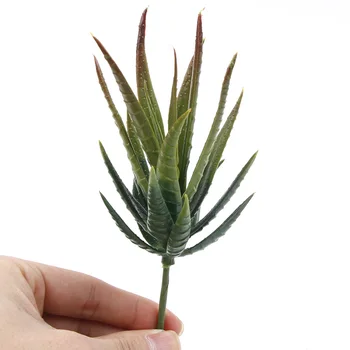 Asorti Realus Žalia Dirbtiniais Dirbtinis Sultingi Augalai Aloe Gėlių Gėlių Plastiko Padirbtų Alavijo Lapai Netikrą Plastiko Kaktusas 