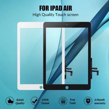 10VNT Naujas iPad 1 Oro iPad 5 Išorinis LCD Jutiklinis Ekranas skaitmeninis keitiklis Priekinio Stiklo Ekranas Touch Panel Pakeitimo A1474 A1475 A1476 