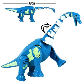 Juros periodo Dinozaurų Pasaulyje Parkas Spinosaurus Brachiosaurus Dino Kūrimo Bloką SS Modelis 