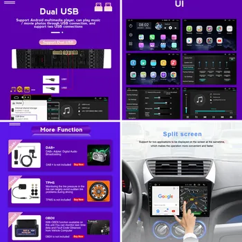 32G Carplay Android 11 Ekrano Automobilių DVD Grotuvas 