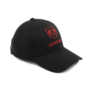 Mados medvilnės Automobilių stilius logotipas lauko beisbolo kepuraitę Dodge laišką siuvinėjimo ženklelis golfo skrybėlę off-road lenktynių Suvenyras, dovana 
