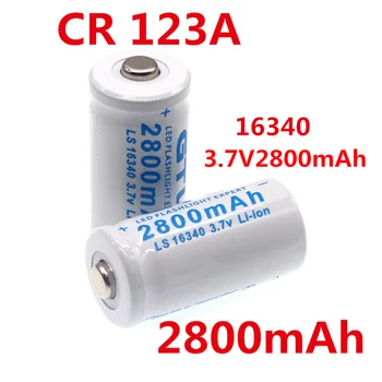 4-20PCS Naujas 3.7 V, 2800mAh Li Li-ion 16340 CR123A Baterijos Akumuliatoriai 3,7 V CR123 Laser Pen LED Žibintuvėlis Ląstelių 