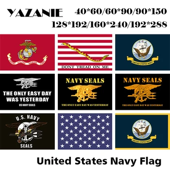 YAZANIE Jungtinės amerikos valstijos Amerikos Armijos USMC karinio Jūrų laivyno Vėliava 