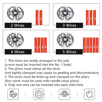Elektros Twist Vielos Išpardavimas Wire Stripper Elektrikas Universalus Automatinis Sukimo Vielos Išpardavimas Jungtis Rankiniai Įrankiai 
