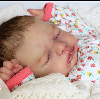 21inch Lėlės Reborn Rinkinio Everlee Naujagimių Lifesize Miega kūdikis nebaigtų lėlės dalys 
