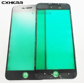 IPhone 7 8G 7 Plius 8Plus AAA Naujas Touch Panel Priekiniai Išorinio Ekrano Stiklo Objektyvas Su Rėmu Bezel Remontas, dalys 