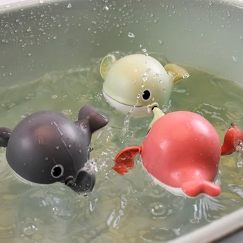 Kūdikių Vonios Žaislai Gyvūnų Mielas Animacinių filmų Vėžlių, Krabų Classic Baby Vandens Žaislas Kūdikiams Plaukti Grandinės Clockwork Žaislai Vaikams Dovanos 