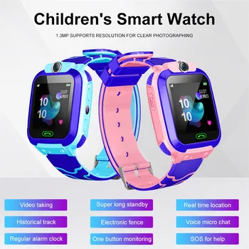 Vaikams, Sporto Smartwatch LBS Locator Tracker Smart Žiūrėti SOS Fitness Tracker Vaikai Smart Laikrodis Android Vandeniui Smart Laikrodžiai 
