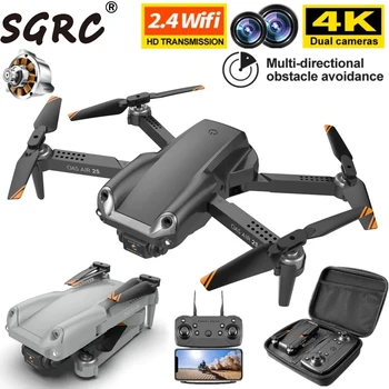 SGRC Z608 Naujas Rc Drone 4K 1080P HD Plataus Kampo Kamera, WiFi Fpv Realaus laiko Dėžė Sraigtasparnis, Sulankstomas Quadcopter Dron Žaislai 