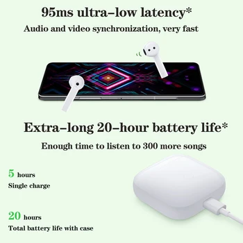 2022 Naujausias Xiaomi Redmi Pumpurai 3 20 Valandų Baterijos Veikimo Laikas Triukšmo Sumažinimas, 