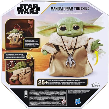 7.2 colių Hasbro Star Wars Kūdikių Yoda Mandalorian Veiksmų Skaičius, Vaikas Animatronic Edition Garso Judėjimo Žaislai Vaikams Dovanų
