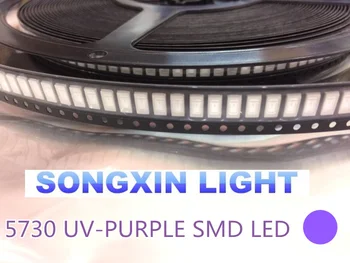 50PCS 5630/5730 SMD/SMT UV/VIOLETINĖ Spalva SMT SMD 5730 LED šviesos Chip- (1.8~3.4 V / ) 385-415NM 