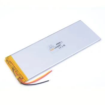 Polimerų ličio jonų baterija 3368163 3.7 V 4200MAH galima pritaikyti didmenines CE, ROHS, FCC KAULŲ ir kokybės sertifikavimo TRINKELĖMIS DVD 
