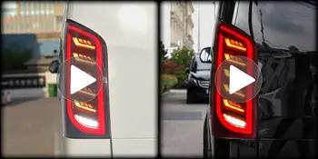 Automobilių Stiliaus LED Uodega Lempos Mercedes benz Uodegos Šviesos Vito užpakalinis žibintas V250 V260 2016~2018year automobilių reikmenys Vito Galinis Žibintas 