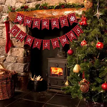 Audinio Raudonas Pledas Kalėdų Reklama Linksmų Kalėdų Dekoracijas Namams Kalėdų Papuošalai Kalėdų Dovana Navidad Noel Laimingų Naujųjų Metų 