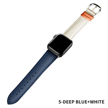 Aukštos kokybės natūralios odos kilpa dirželis Apple watch band 38/40/42/44mm už iwatch 5/4/3/2/1 pakeitimo apyrankė 