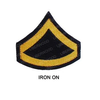 JAV Armijos Kapitonas Seržantas Peties Rank Išsiuvinėti Pleistras Raištį Juostele Siūti Geležies Kablys Ženklelis Emblema 
