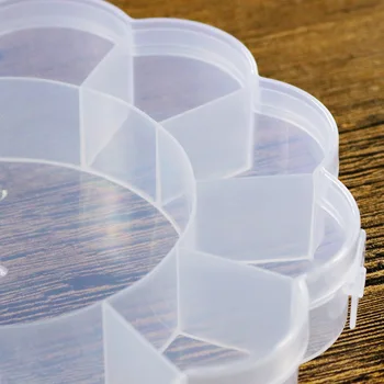 Skaidraus Plastiko 13 Tinklus, Saugojimo Dėžutė Papuošalų Granules, Tabletes Varžtas Organizatorius Konteinerių Atveju, Sandėliavimo Dėžės Atveju Geriausia Pardavimo 